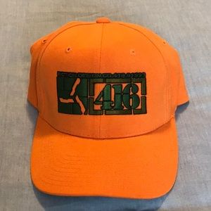 VINTAGE Fiction Clothing - FDCO Clothing Orange Full Back Baseball Cap
